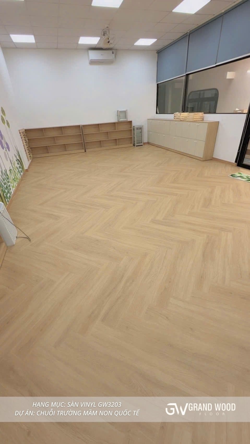 Sàn Vinyl GW3203 – Giải Pháp Sàn Hoàn Hảo Cho Trường Mầm Non Quốc Tế