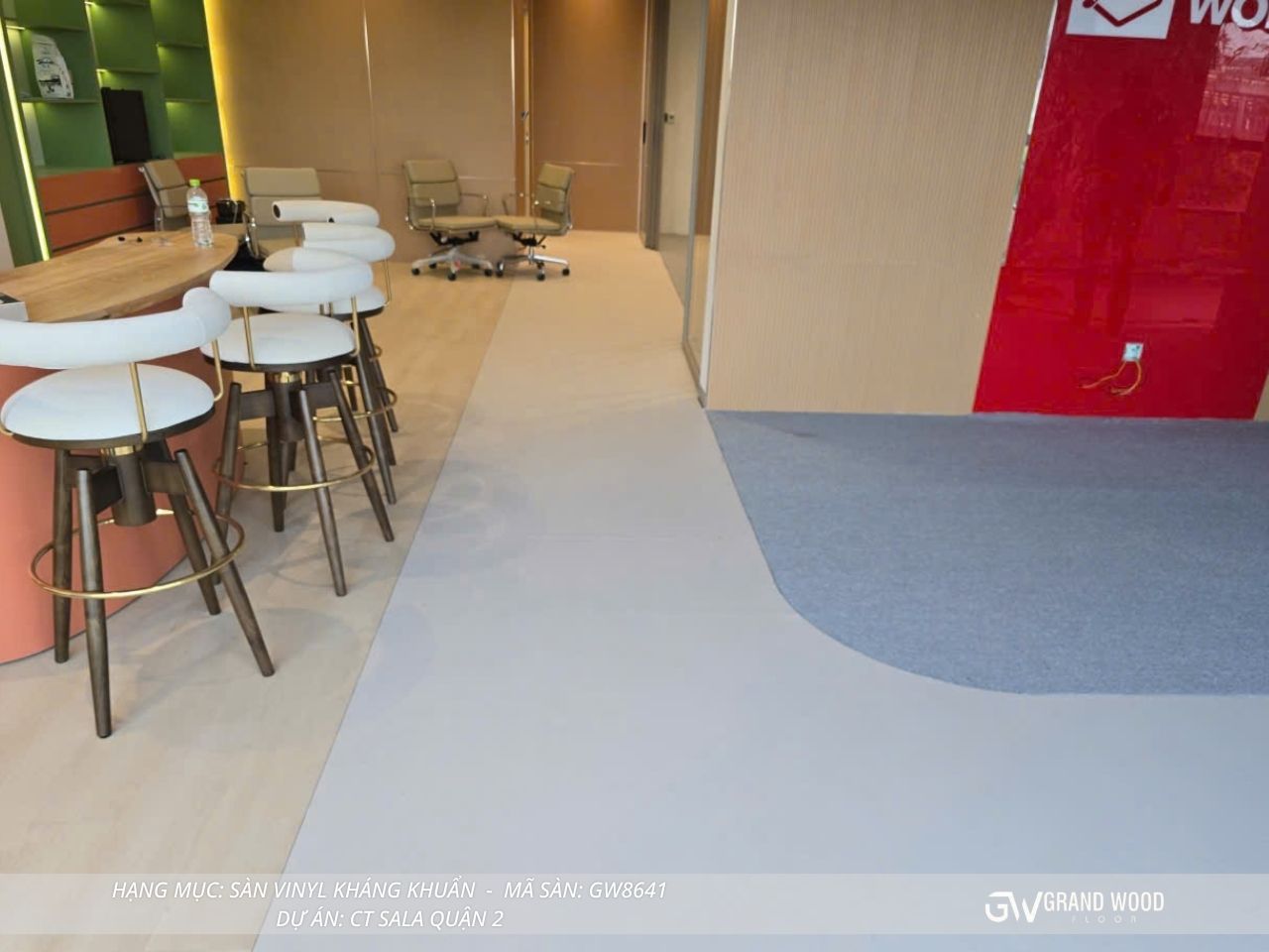 Sàn Vinyl Kháng Khuẩn - Giải Pháp Vàng Cho Văn Phòng Hiện Đại Tại Sala Quận 2