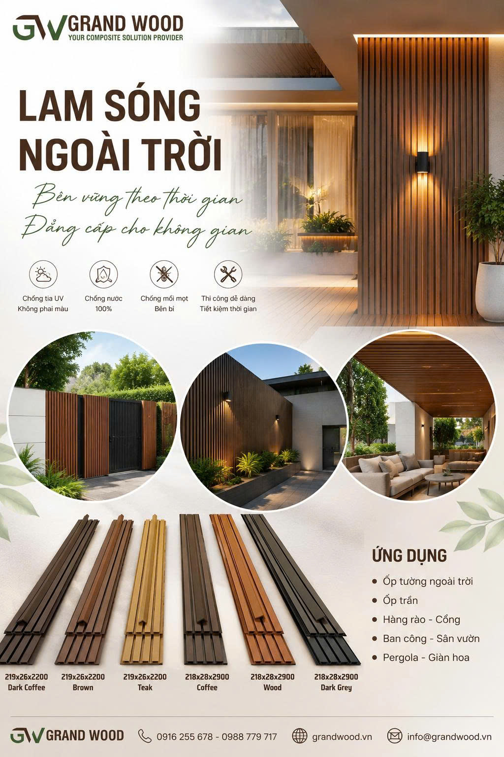 Tấm Ốp Lam Sóng Ngoài Trời – Giải Pháp Hoàn Thiện Ngoại Thất Hiện Đại, Bền Đẹp