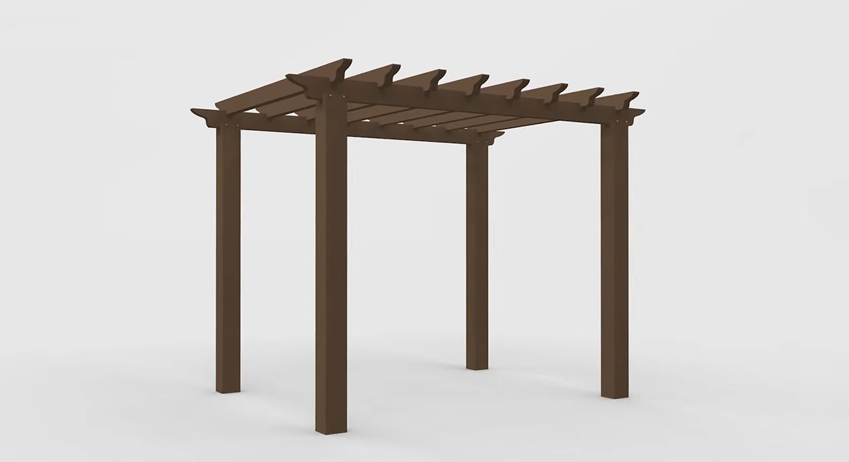 Hướng dẫn thi công giàn Pergola nhựa