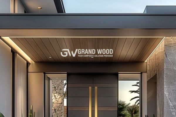 Gỗ Nhựa Ngoài Trời Xu Hướng Ốp Trần, Ốp Tường Hiện Đại
