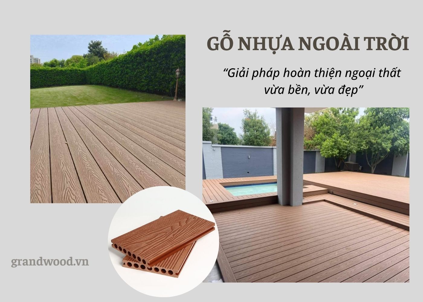 Gỗ Nhựa Ngoài Trời Pwc – Giải Pháp Tối Ưu Cho Không Gian Ngoại Thất Hiện Đại