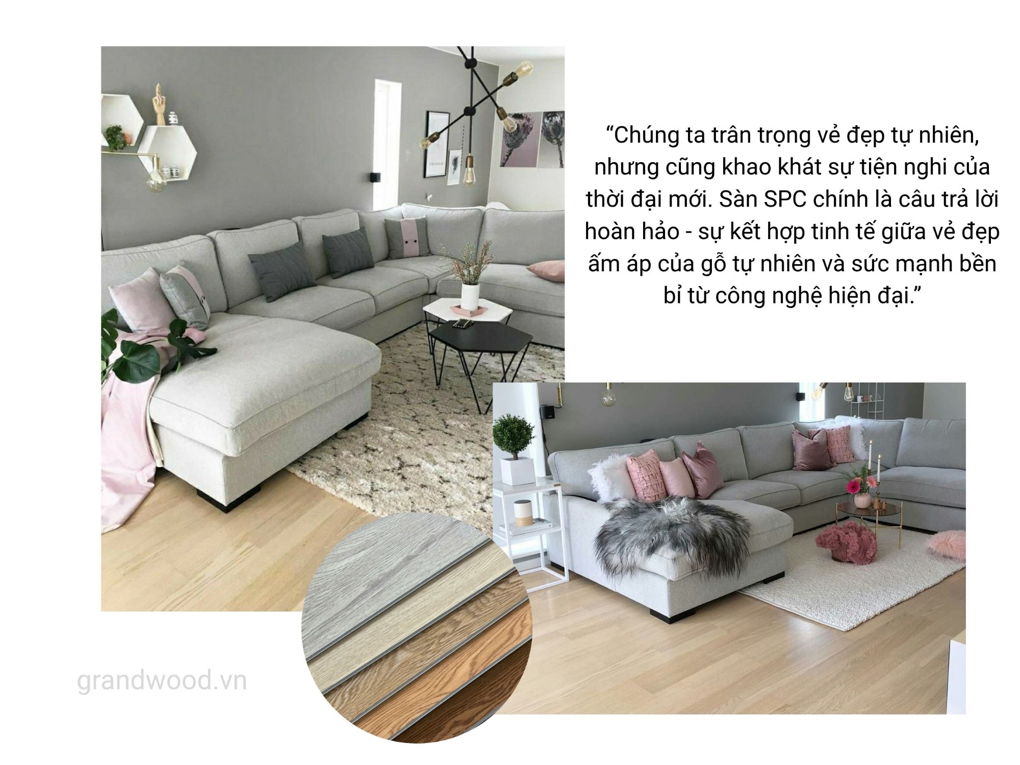 Sàn Spc Grand Wood – Giải Pháp Hoàn Hảo Cho Không Gian Sống Hiện Đại