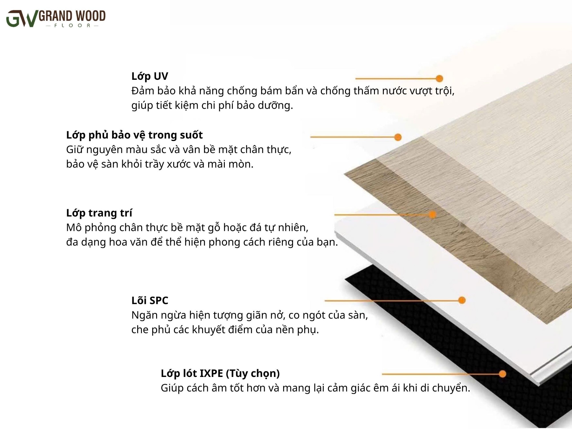 Sàn SPC Grand Wood – Giải Pháp Sàn Nhà Đa Năng Cho Mọi Không Gian