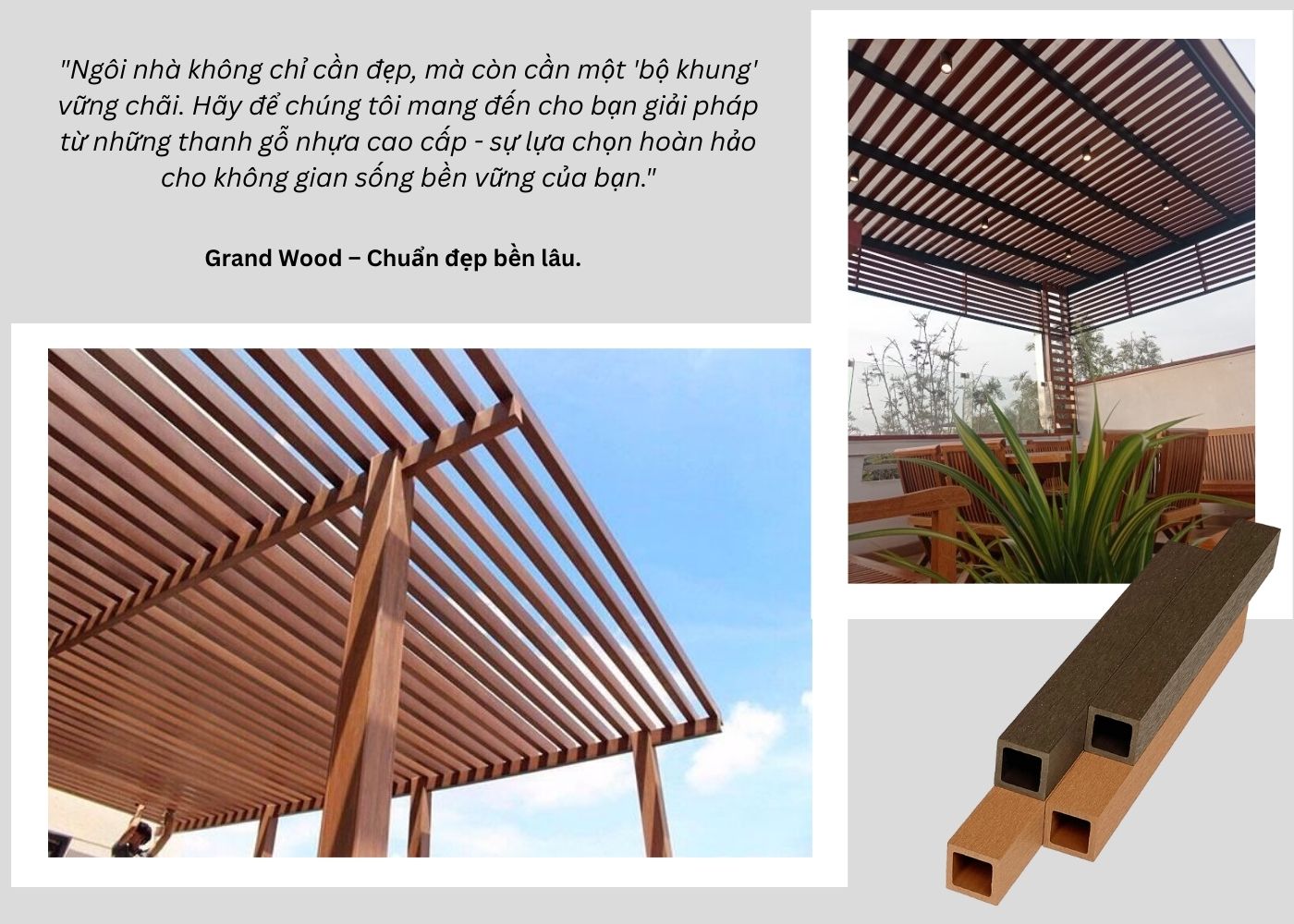 Thanh Lam Gỗ Nhựa Grand Wood – Giải Pháp Hoàn Hảo Cho Không Gian Sống Hiện Đại