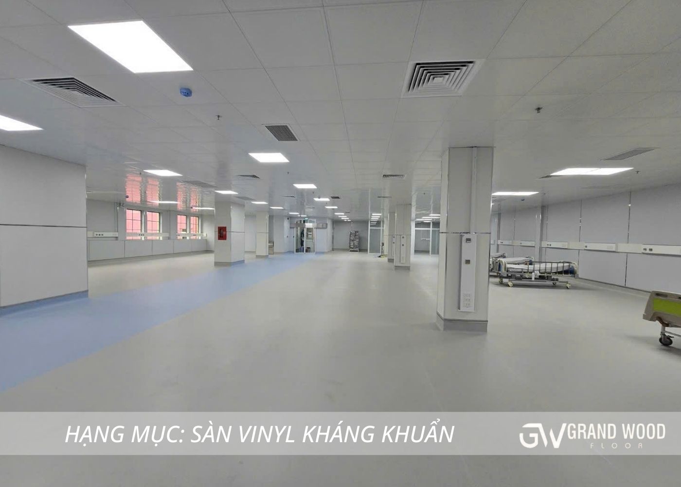 Sàn Vinyl Kháng Khuẩn – Giải Pháp An Toàn Cho Không Gian Y Tế Hiện Đại