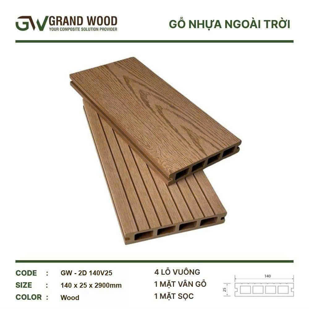 Dự án thực tế mã sàn 2D 4 lỗ vuông màu Wood