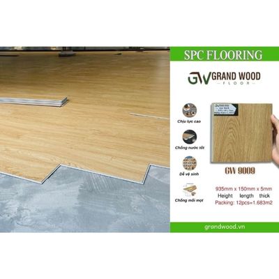 Hình dự án thực tế mã sàn GW9009